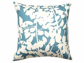 Fern Pillows: Cream + Peacock Hemp/Organic Cotton $79-$125