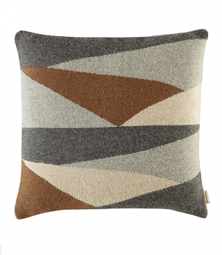 Alpaca Landscape Throw Pillow - Ash: $127