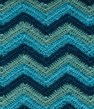 Alpaca Afghan in Ocean Blue $287