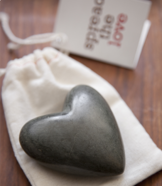 Hearts for Haiti  - Heart Rocks $10