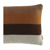 Striped Alpaca Throw Pillow - Earth: $127