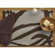 River Placemat: Grey + Espresso: $25