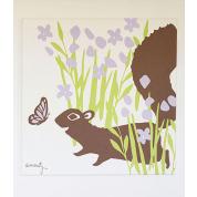Purple Butterfly 24x24 Stretched Print