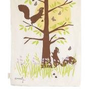 Woodland Squirrel Organic Cotton Blanket:  $45 - $115