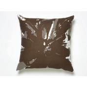 Birdseye PIllow: 18x18"  Cream + Copper - $14