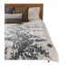 Fern Duvet Cover: Cream + Grey Organic Cotton $330-$395