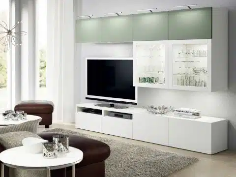 15 Stylish & Modern BESTA IKEA Media Console for Your Living Room