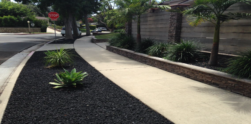 Black Rock Plant Bed