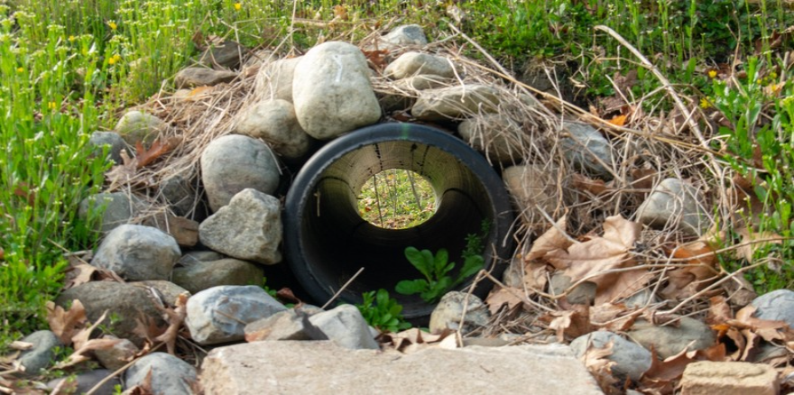 Black Rocks French Drain