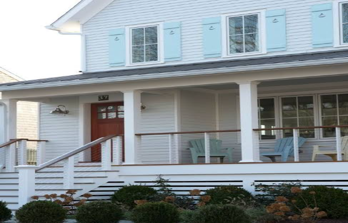 Cable Railings for The Front Porch