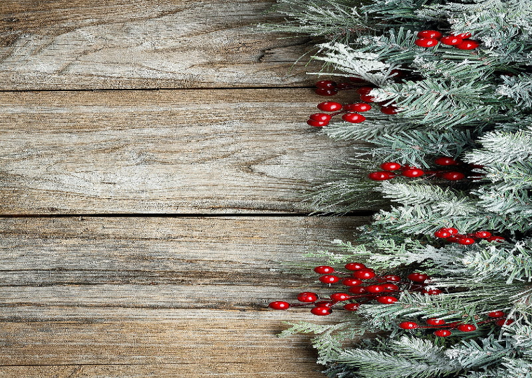 Christmas Tree Garland Wallpaper