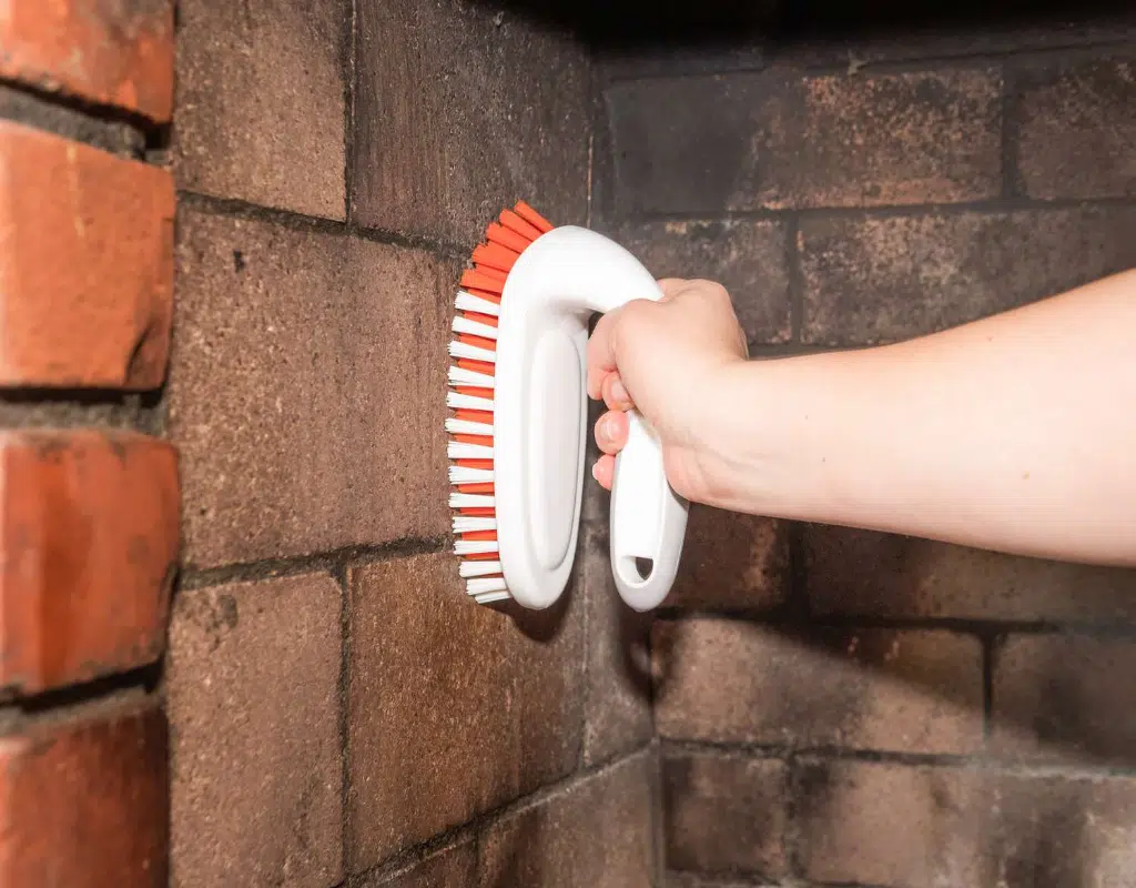 Clean the Fireplace Surface 