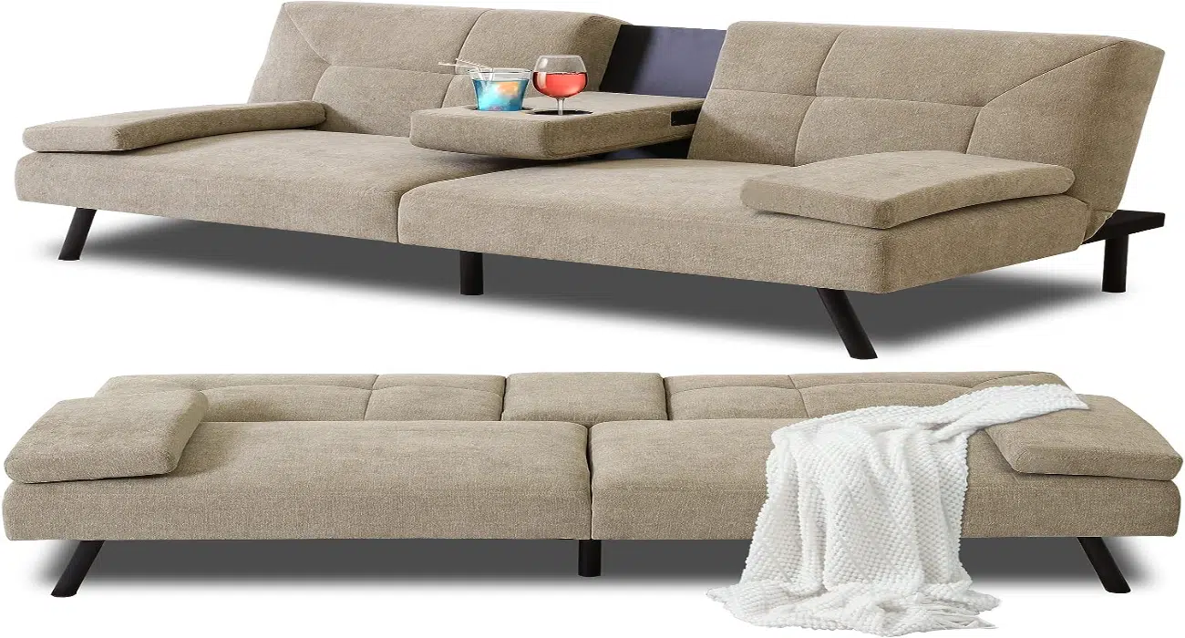 Comfortable Sleeper Sofa with Memory Foam