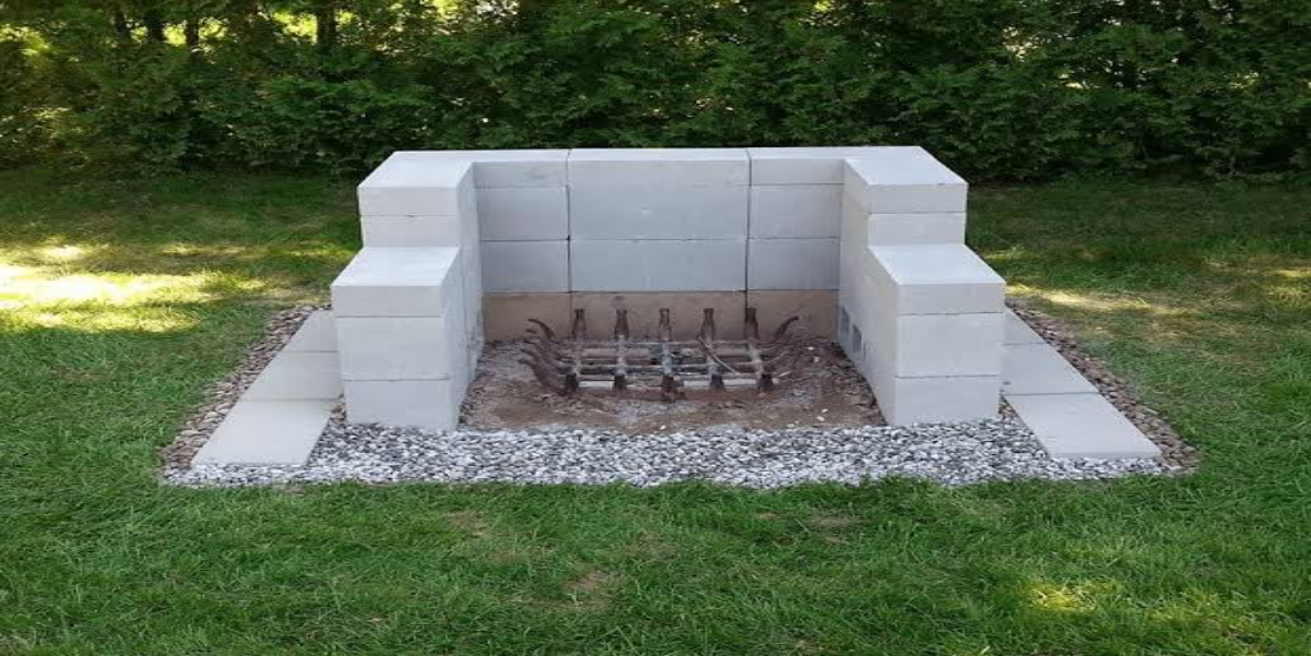 Fire Pit Open from One Side