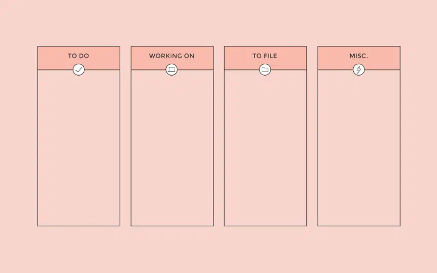 Fuss-Free Aesthetic Desktop Organizer Wallpaper