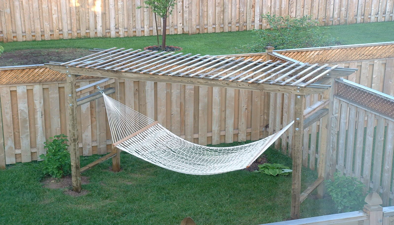 Hammock Within the Pergola