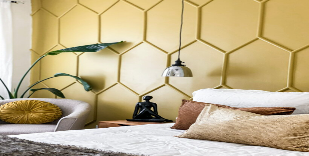 Hexagon Wood Wall Design