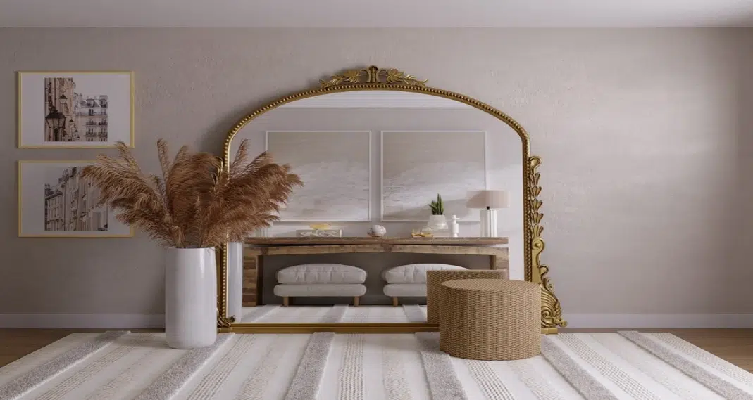 Ornate Filigree Mirror