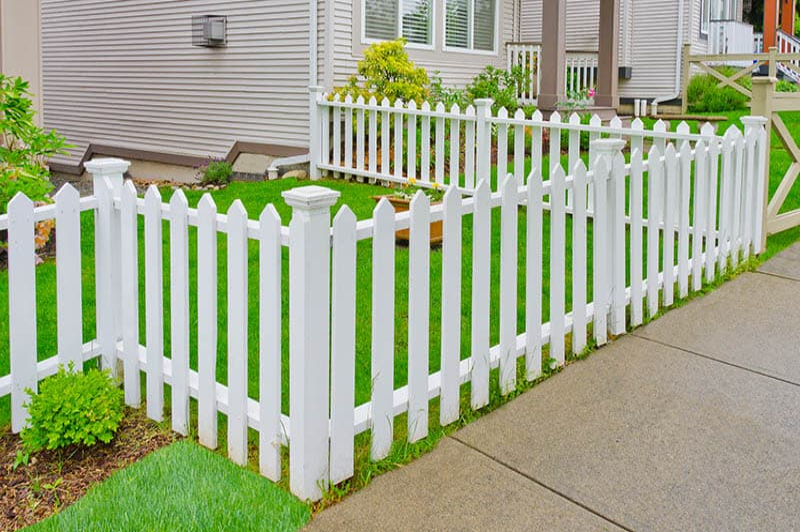 Picket Fence for Garden Edging