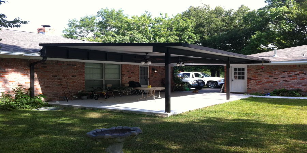 Raised Patio Connected to Roofs