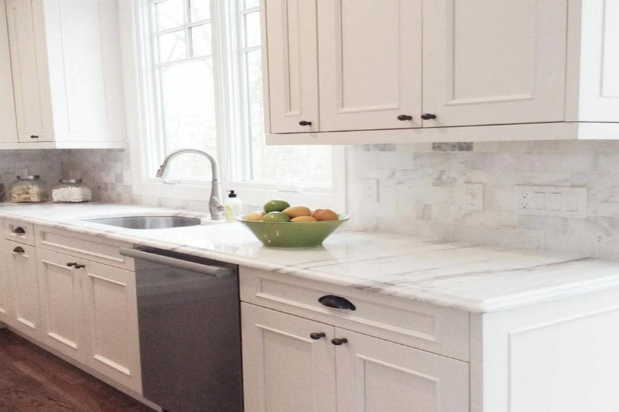 The Marble Tile Backsplash