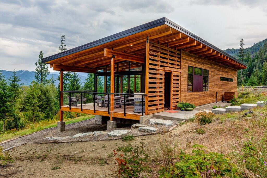 A Rustic Small Wooden House