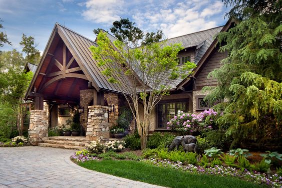 A Stone Cottage with Lush Garden