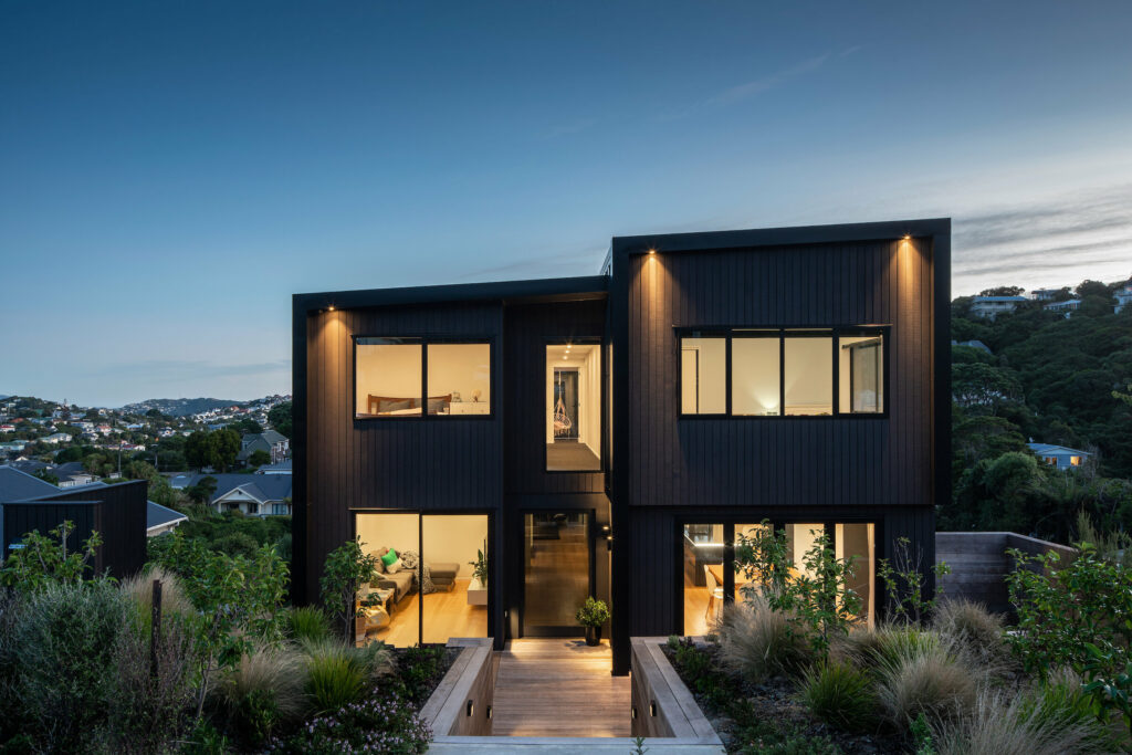 Black House with White Interior