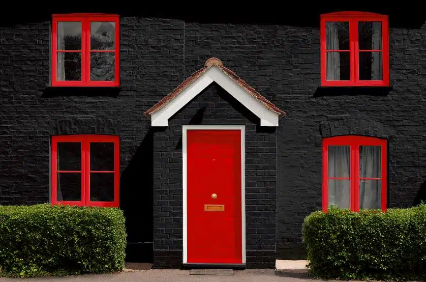 Black and Red Combination