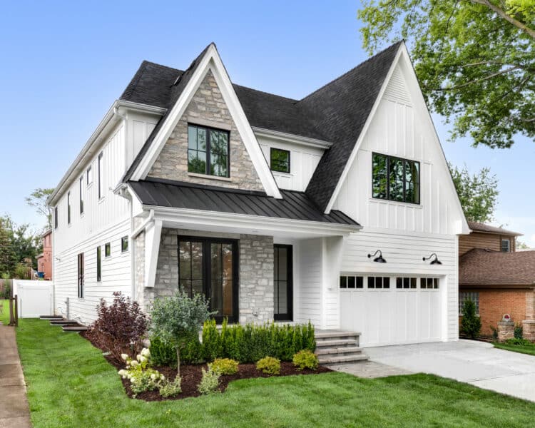 15 Best Black and White House Designs that Break the Norm - Amenity Home - Black And White House With Wood Accents
