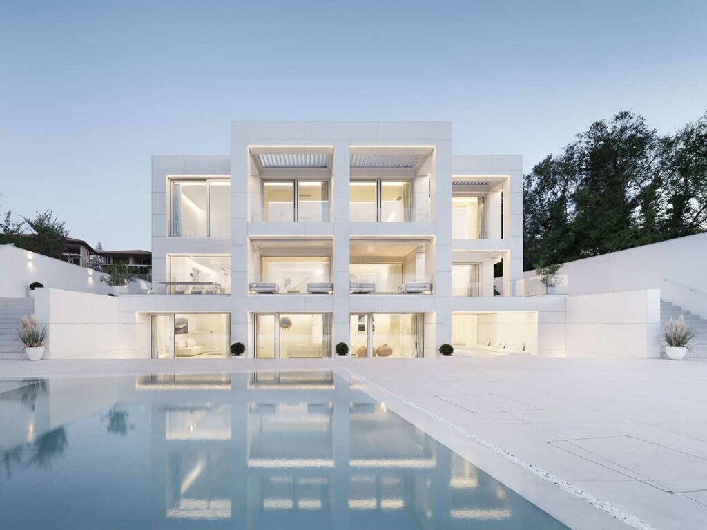 Calming White Exterior