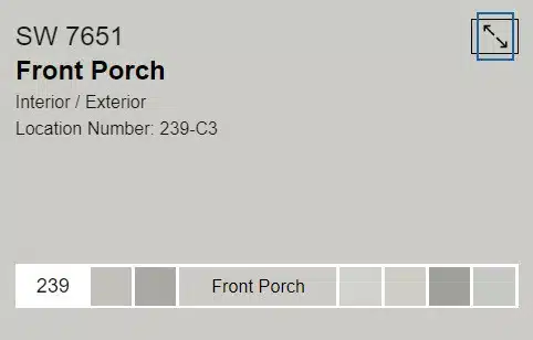 Front Porch- SW7651