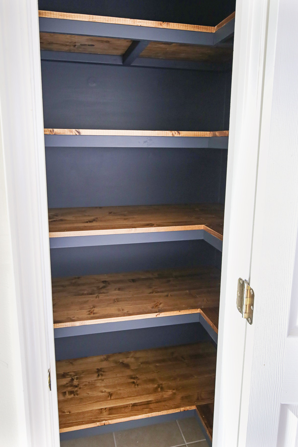 It is Time to Put up The Pantry Shelving