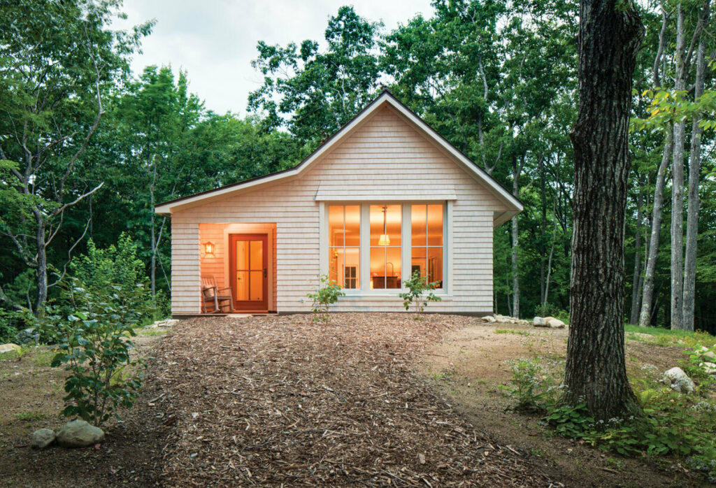 White Small House