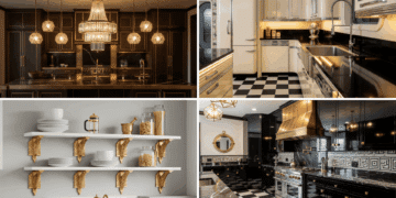 art deco kitchen