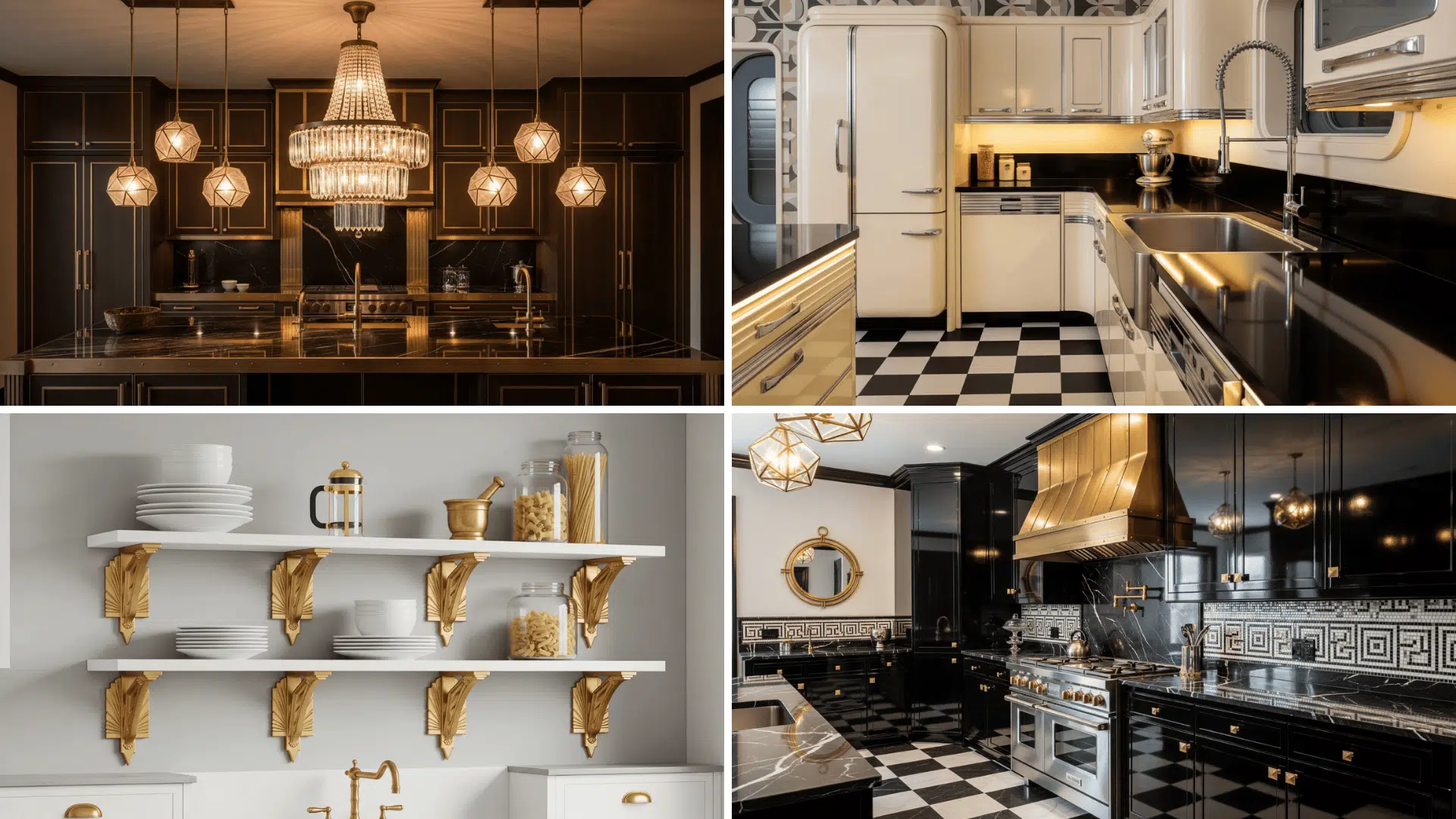 art deco kitchen