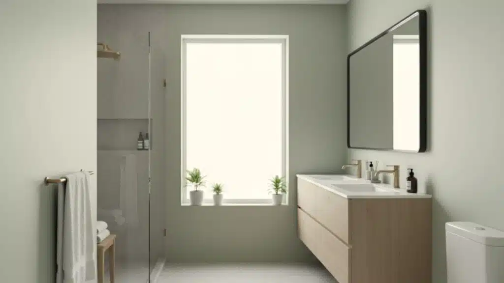bathroom benjamin moore silver sage