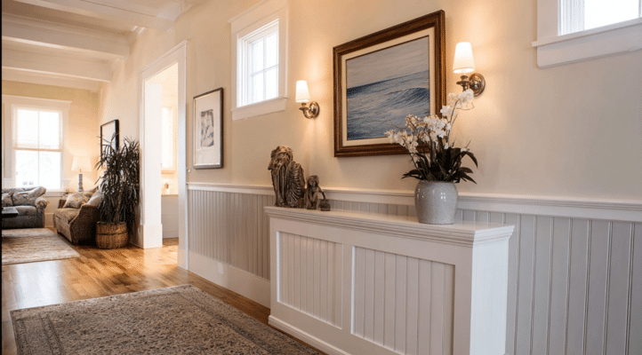 Beadboard Half Wall