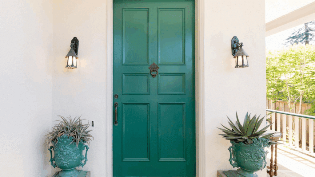 clean lined door