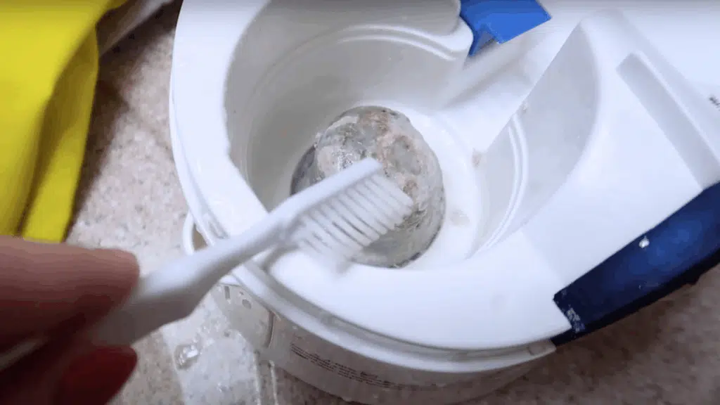 clean the base and heating element