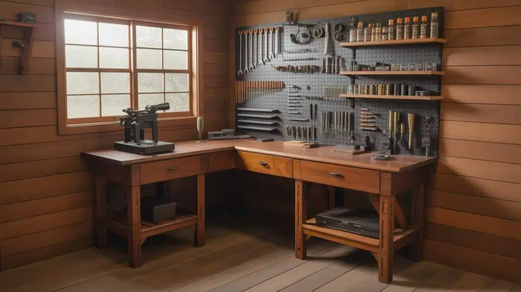 corner reload bench