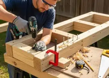 diy shooting bench build design maintain