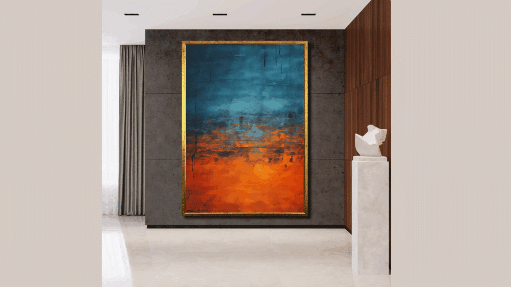 framed abstract art