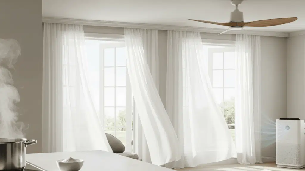 getting smell out of the house