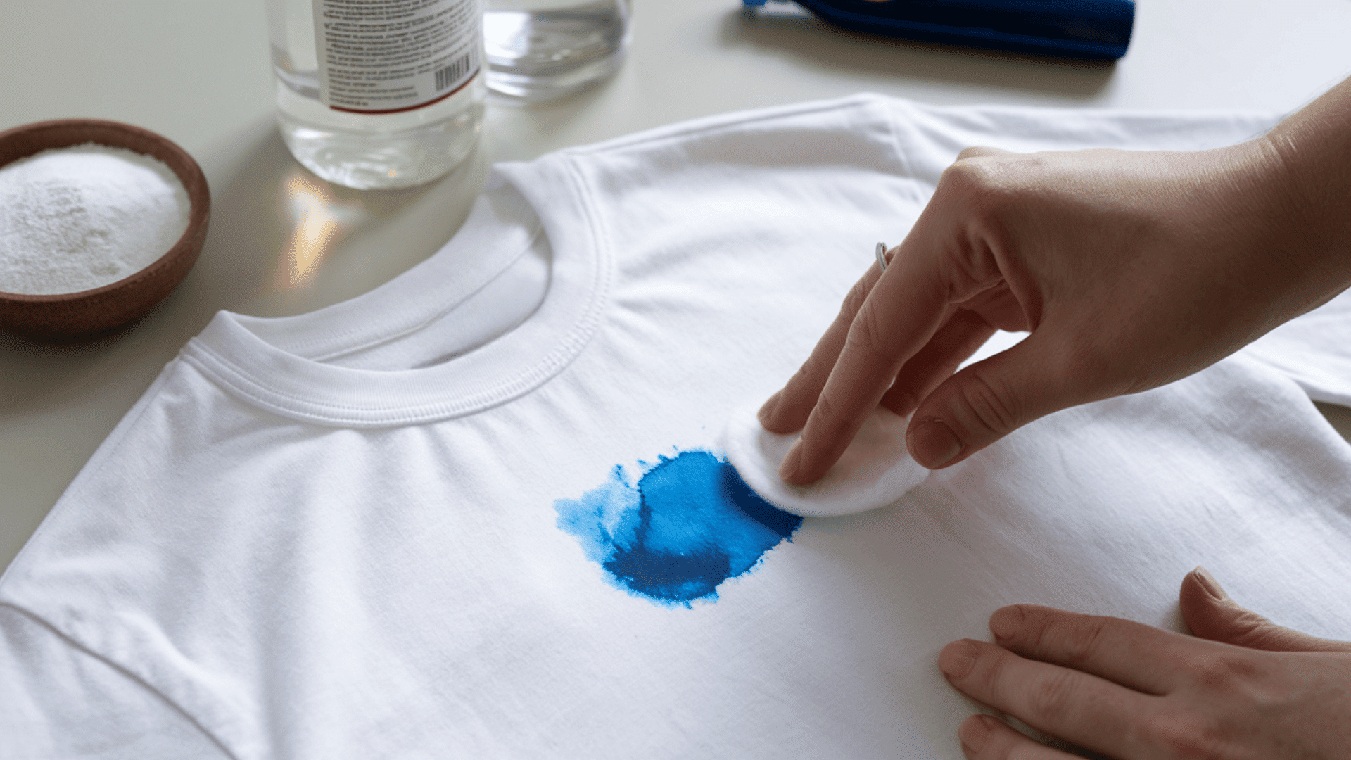 how to remove pen ink from clothes after drying