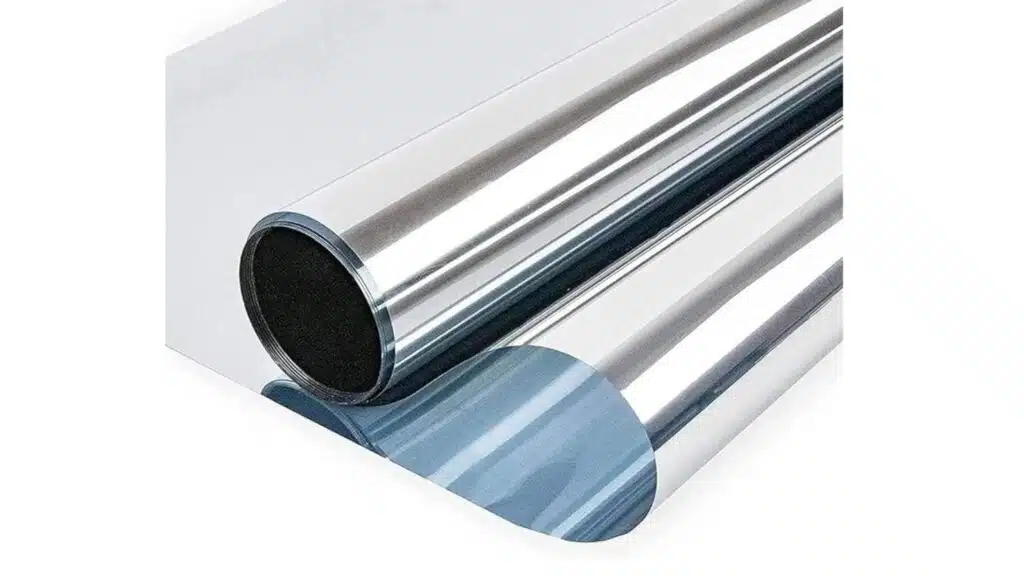 metallic window tint