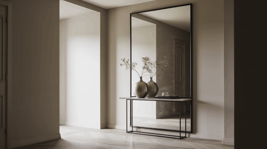 oversized mirror