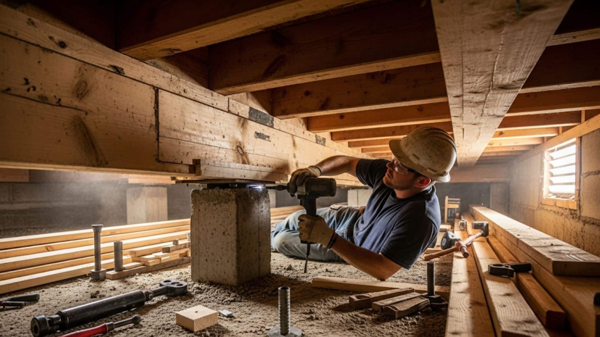 pier and beam foundation repair