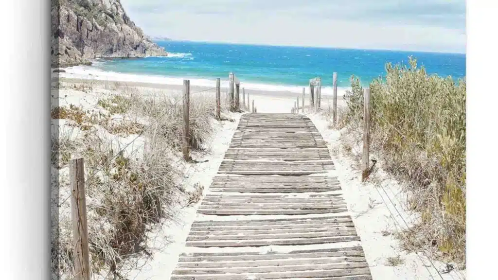 seaside broadwalk landscape