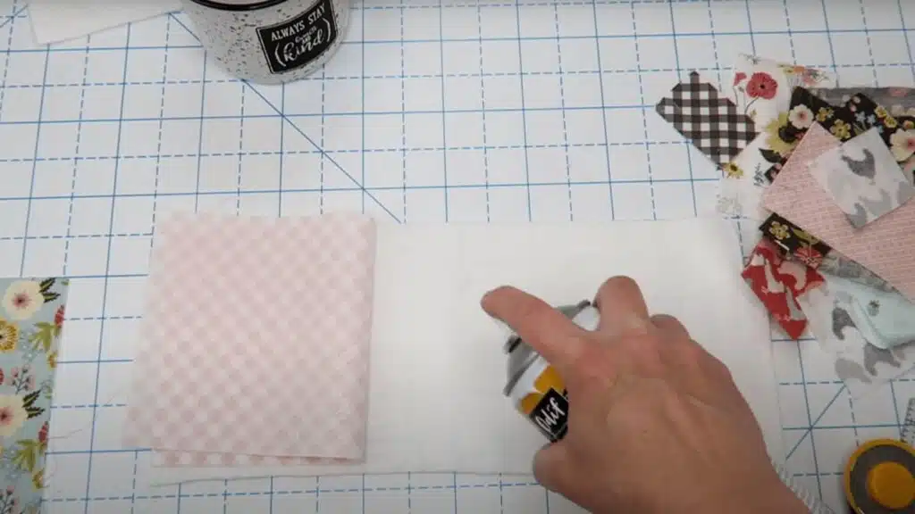 step 2 prepare quilt sandwich